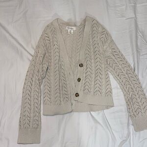 Jessica Simpson Eyelet Cardigan